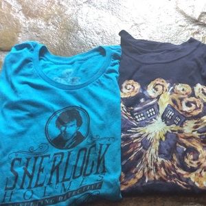 Two Hot Topic tees